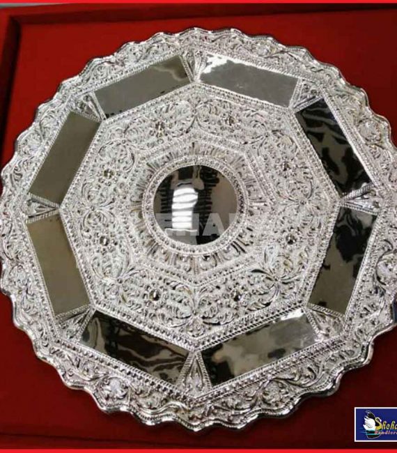 Silver plated Tray with box