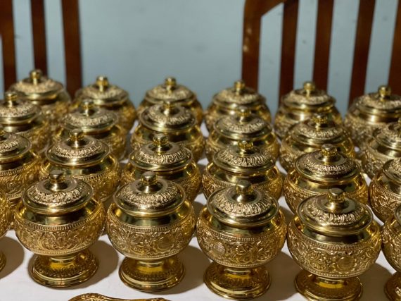 Puja Pathra brass, Shehara, Tray